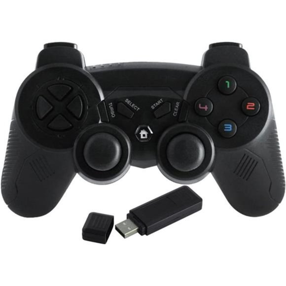 Wireless Game Controller Rechargeable Gaming Joystick Portable Remote Joypad - Picture 1 of 6